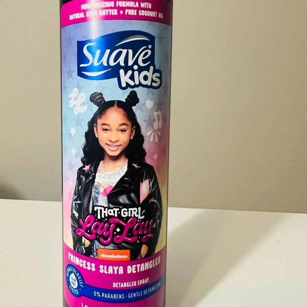 2 NEW Suave Kids Princess Slaya Detangler Spray 10 oz Shea Coconut